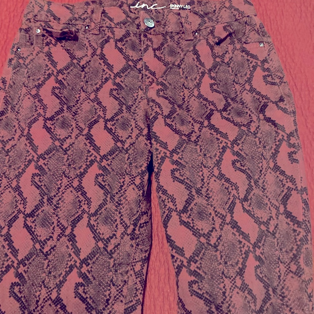INC Purple Skinny Jeans